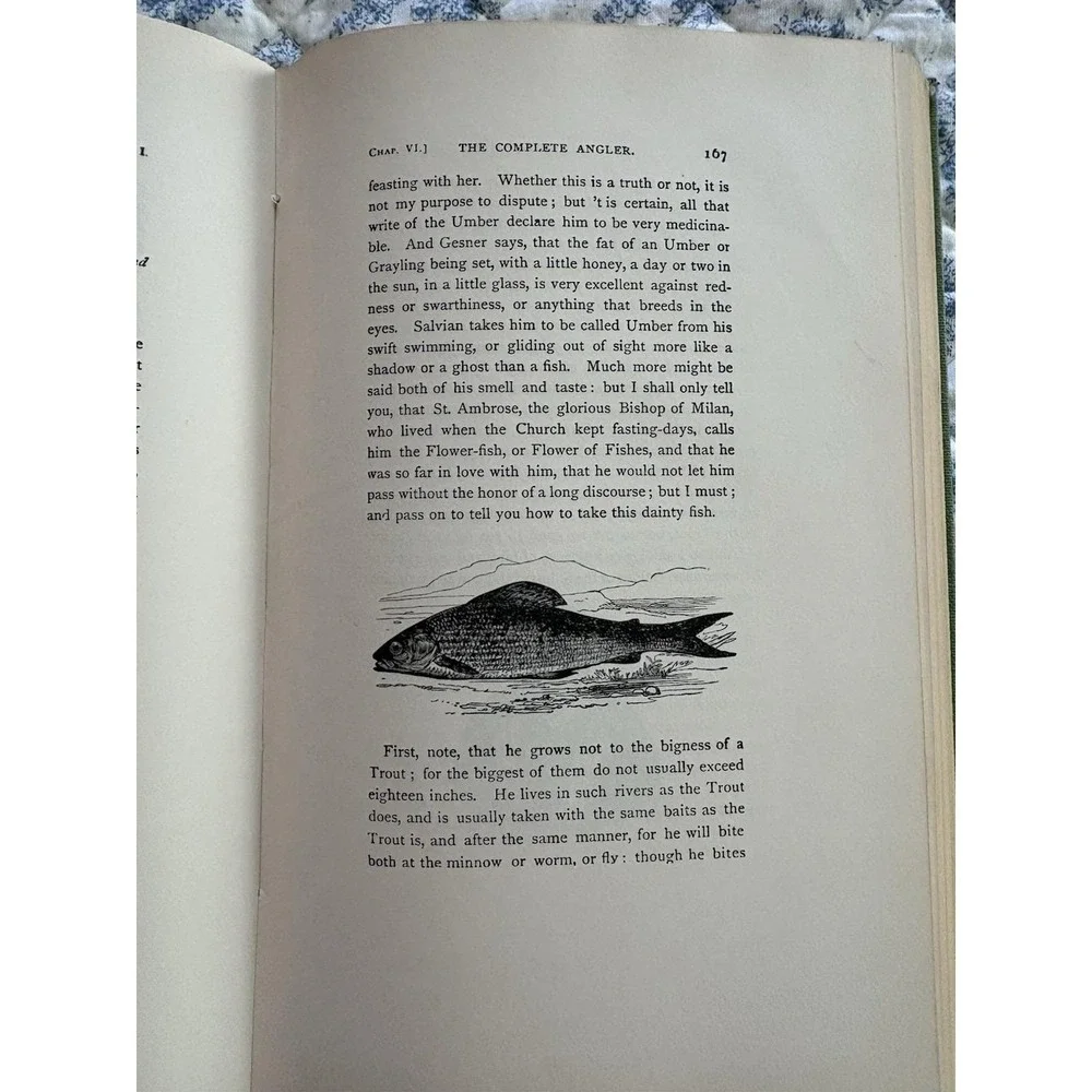 Rare Vintage 1953 HC Book THE COMPLETE ANGLER Izaak Walton Charles Cotton